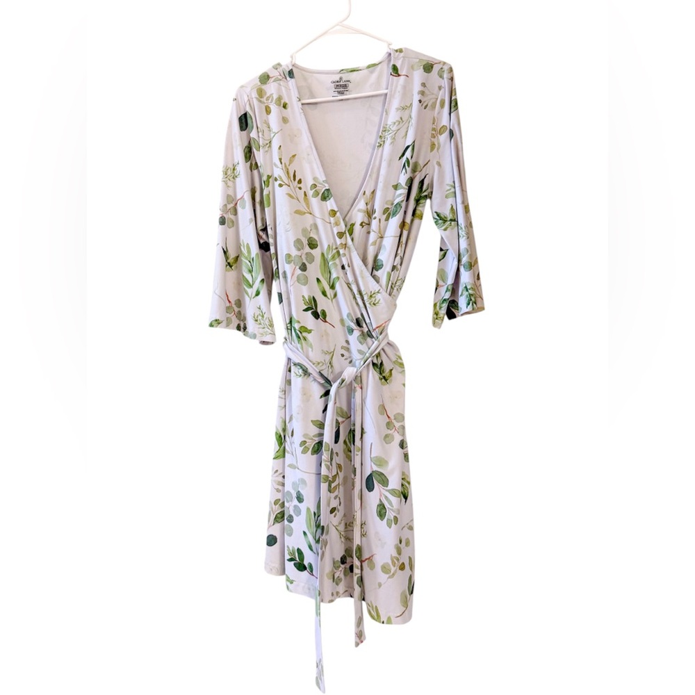 Caden Lane Greenery Robe Cottagecore Boho Mama Soft Girl‎ Core L
